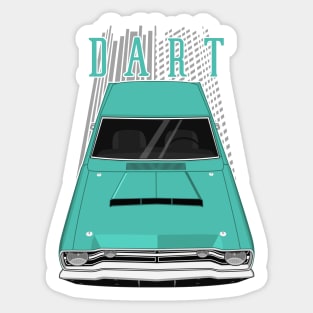 Dodge Dart 1968 - turquoise Sticker